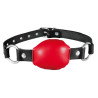 Kiotos Baillon en cuir Silence Gag Rouge